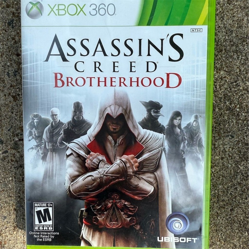 Assassin's Creed Brotherhoodu Xbox 360 Action-Adventure‎ Game Ubisoft tested